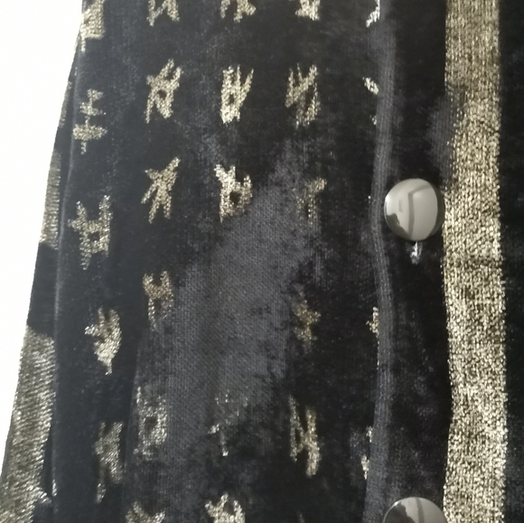 Vintage Maude Andrade Velvet  Jacket - Picture 3 of 6